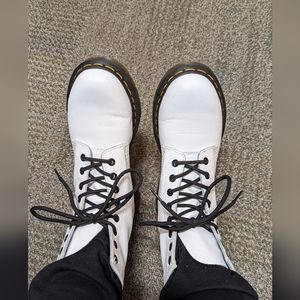 Dr. Martens 1460 white color boots
